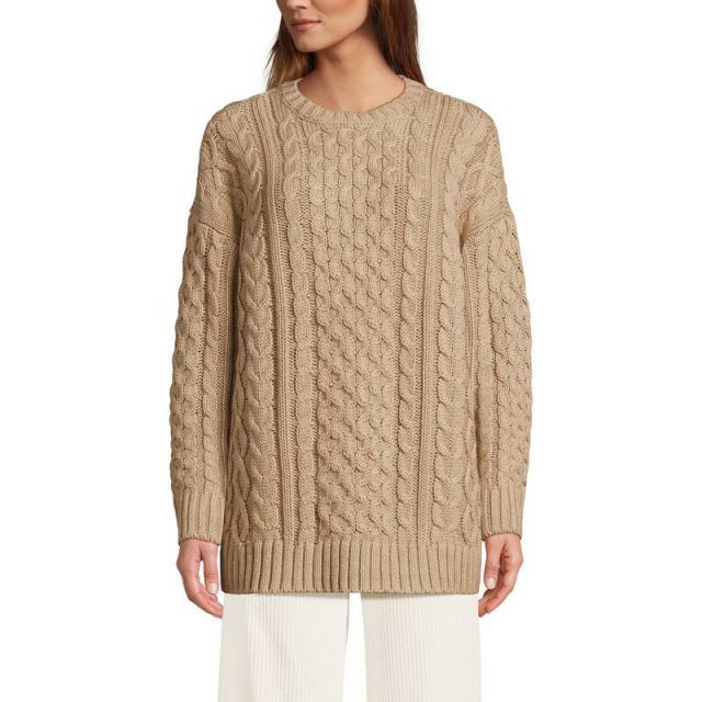 売れ筋商品|||ランズエンド ニット&セーター アウター レディース Women's Aran Cable Crew Neck Sweater Fresh ivory 楽天市場】KERRY WOOLLEN MILLS（ケリーウーレンミルズ） アラン