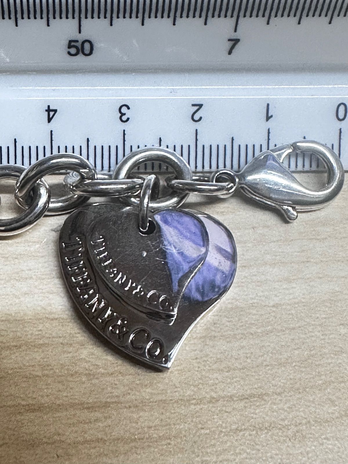 TIFFANY＆CO. ティファニー ダブルハートブレスレット 総重量33.6g 