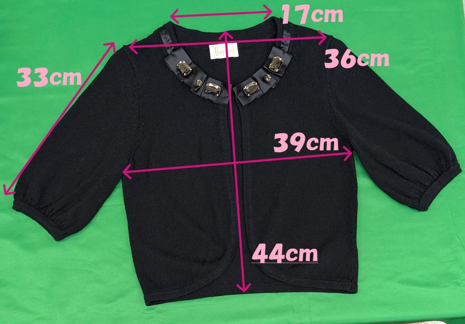 ハロッズボレロ　美品 ハロッズ ボレロ【ビジュー付き】 - メルカリ