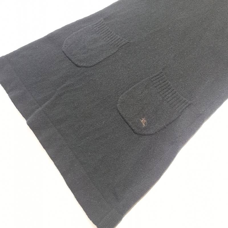 バーバリー ブルーレーベル ニットワンピース フード ウール