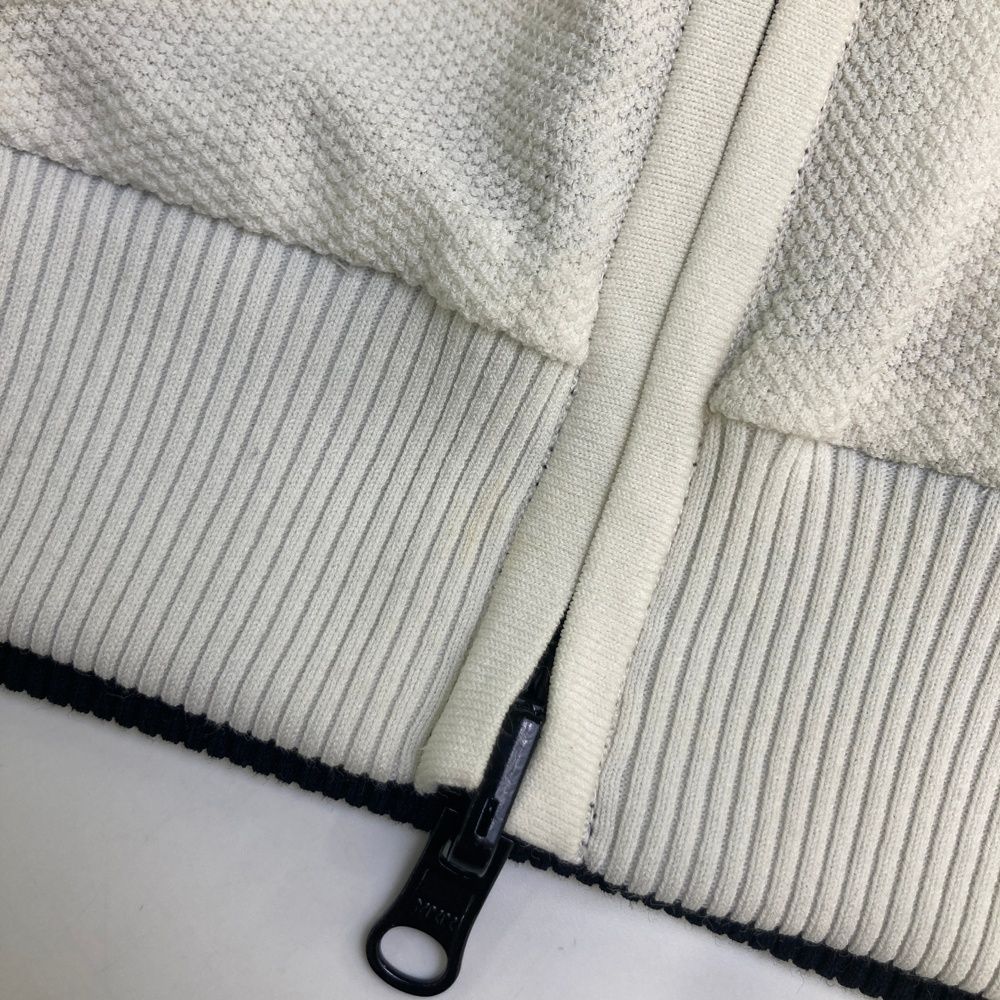 サイズ：1 PEARLY GATES パーリーゲイツ  リバーシブル ニット切替 ジップベスト  ホワイト系 [240101487424] ゴルフウェア レディース ストスト サイズ：1 PEARLY GATES パーリーゲイツ リバーシブル ニット