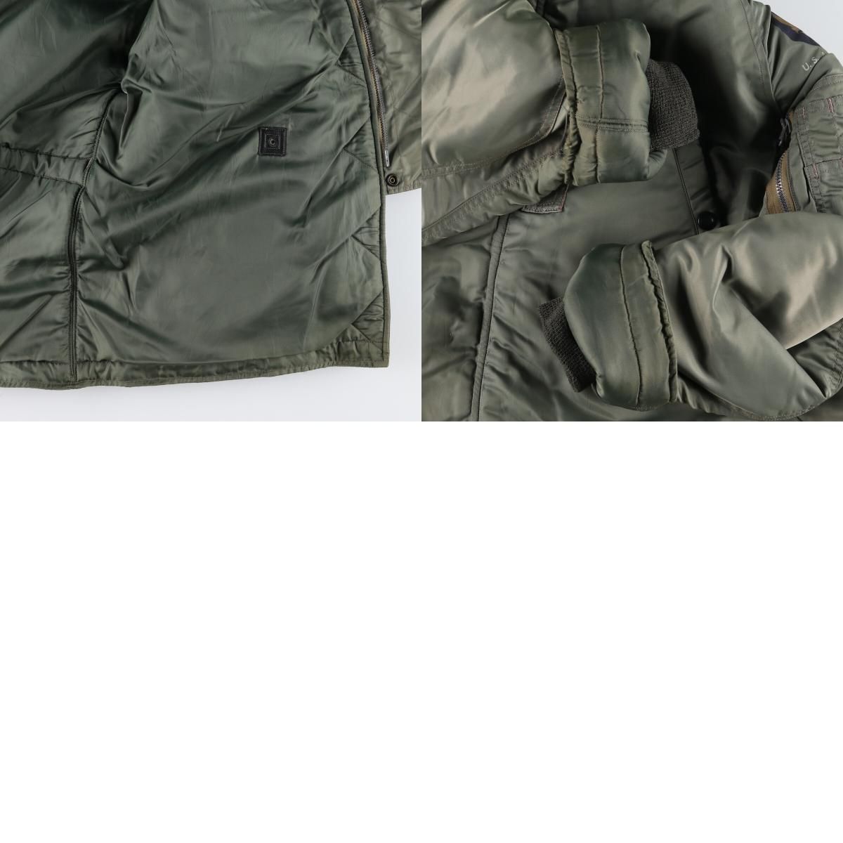 古着 60年代 米軍実品 N-3B ミリタリー フライトジャケット USA製 