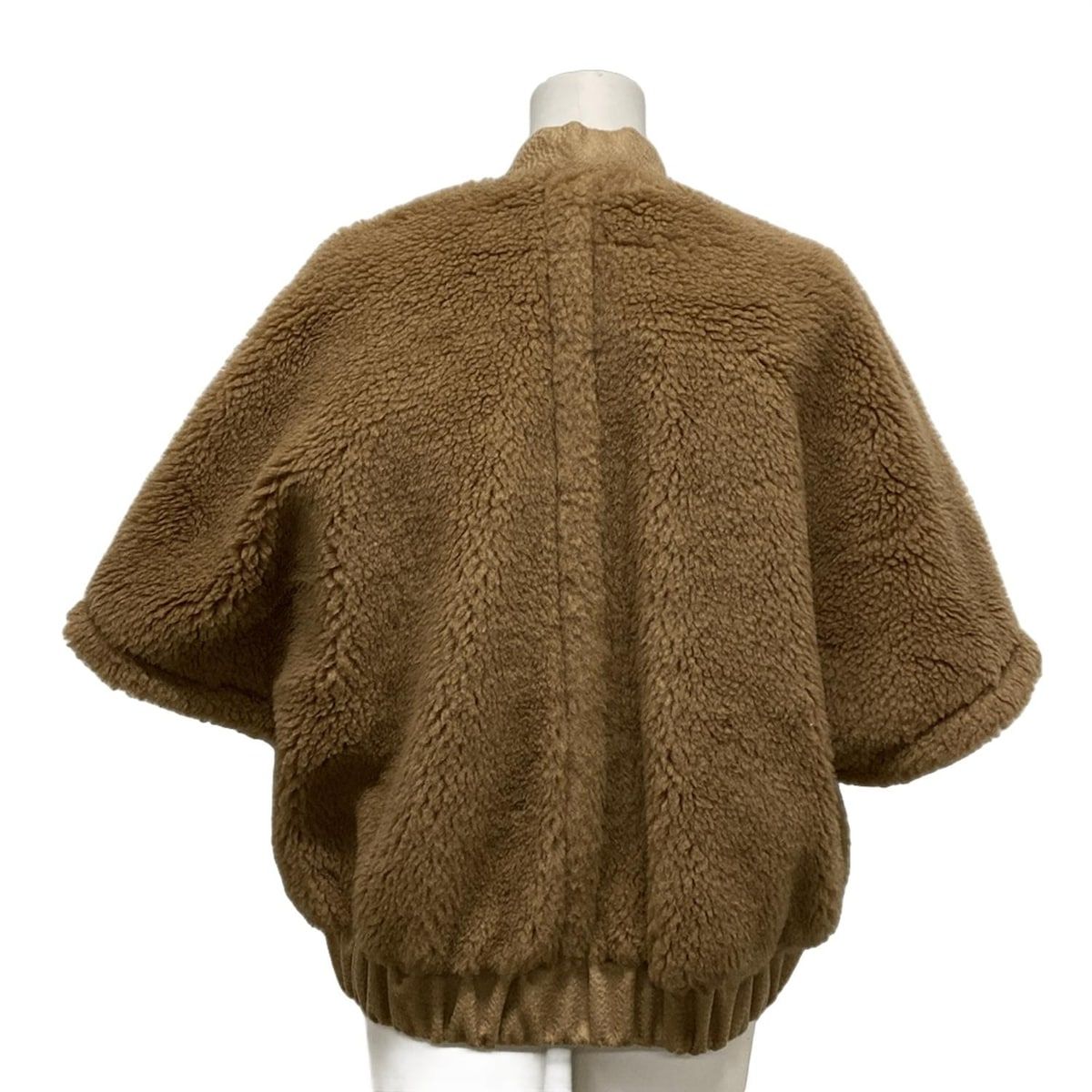 Max Mara マックスマーラ ポンチョ サイズSM レディース ブリオゼ|テディベア 24247360626 ブラウン 秋|冬 シルク