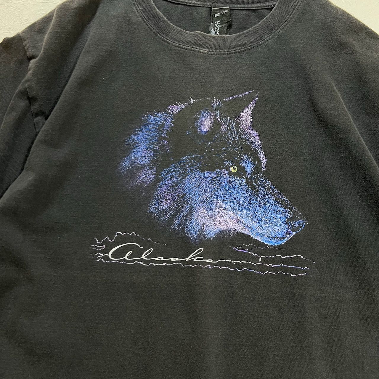 00s ウルフ 狼 アニマル Tシャツ ブラック M 古着 - メルカリ