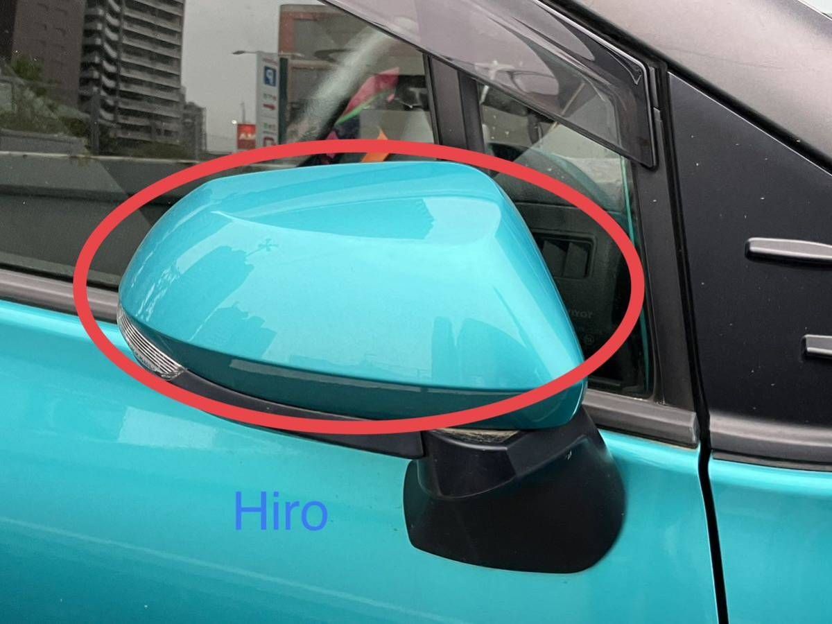 新品 SIENTA シエンタ NSP170 NCP175 NHP10 純正 右ドアミラーカバー 6W9 ラディアングリーンメタリック