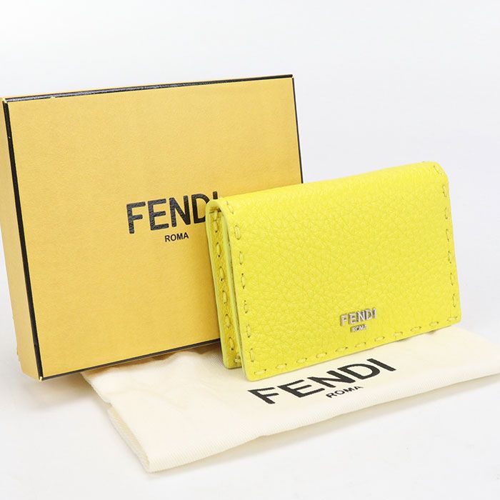 FENDI フェンディ カードケース 8M0501 名刺入れ レザー レディース