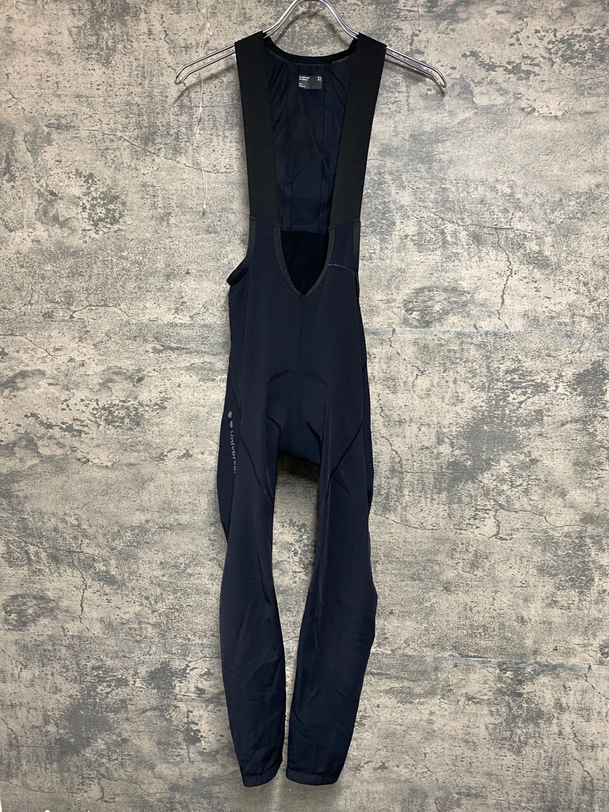 JD980 ユニバーサルカラーズ Universal Colours Mono Bib Tight ビブタイツ 黒 M 裏起毛