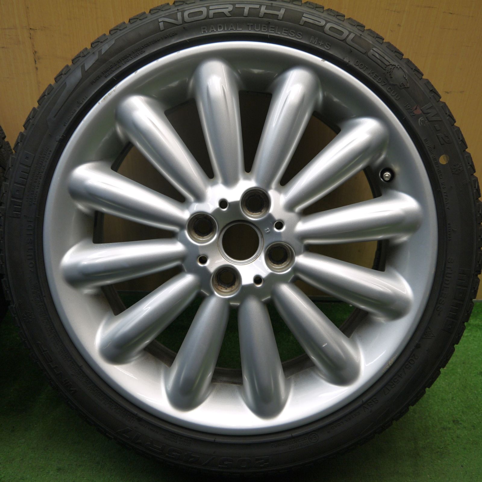 バリ溝！22年！9分☆MINI ミニ 50 メイフェア クーパー 純正 205/45R17 
