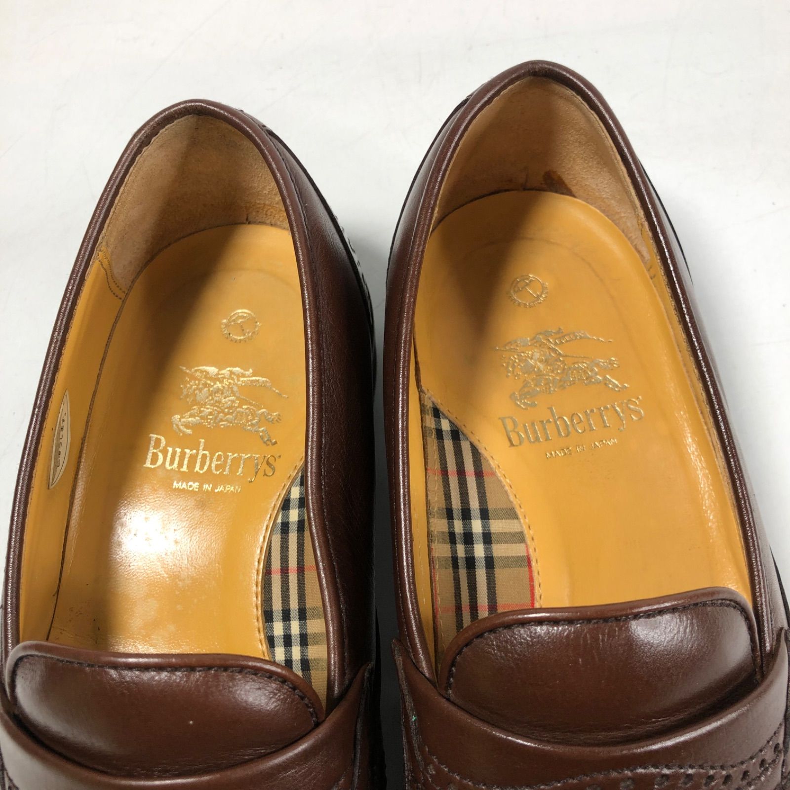 A0619-25-A Burberrys バーバリー メンズ レザー ローファー