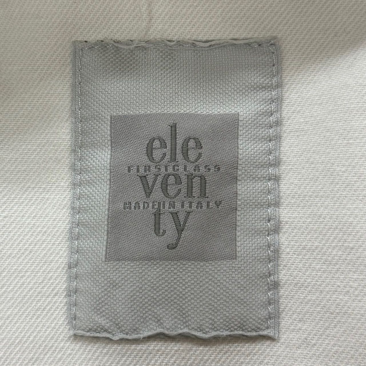 Eleventy スウェット切替デニムジャケット パーカー フーディー G 