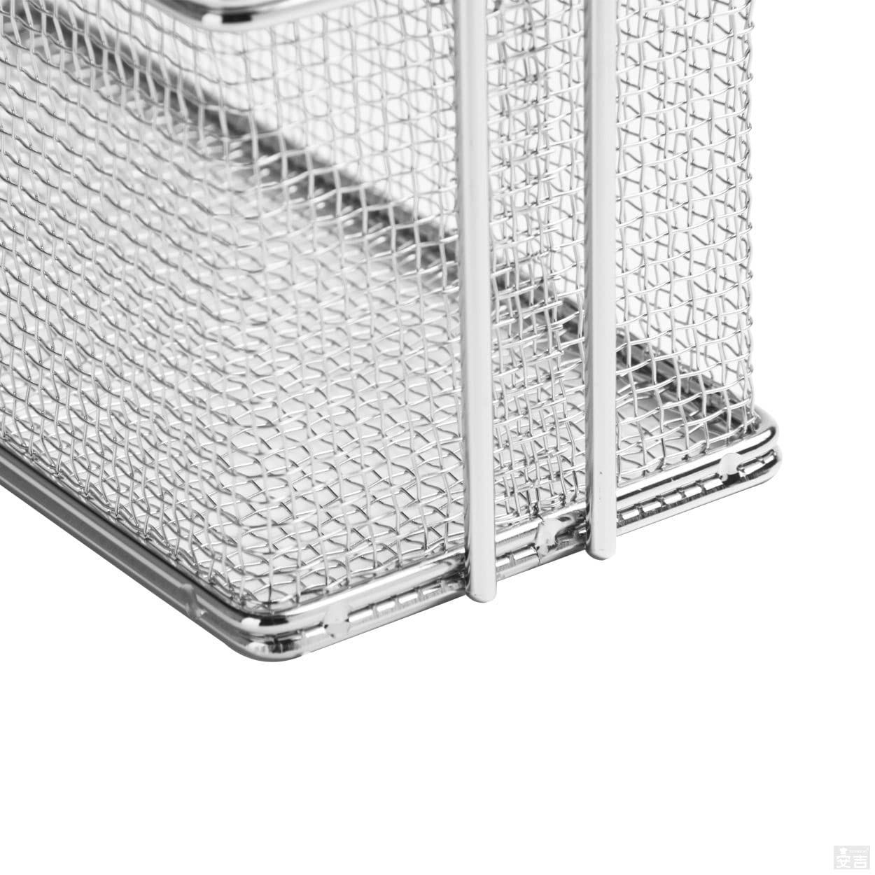 業務用網カゴ フライヤーバスケット 特価セール】揚げ網 カゴ (幅127×奥行280)フライヤーバスケット