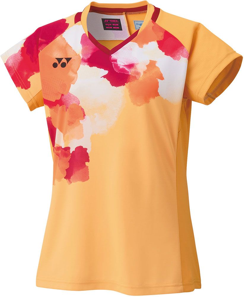 ★美品★ ヨネックス ウィメンズゲームシャツ 20706 352 サフラン ヨネックス YONEX テニス ウィメンズゲームシャツ 20706 352