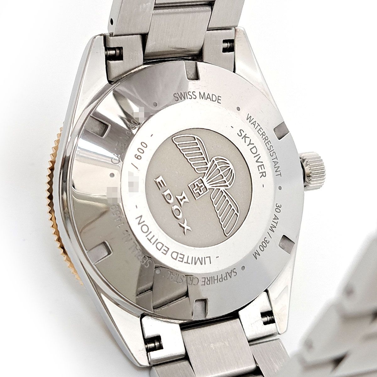 エドックス スカイダイバー デイト オートマティック リミテッド  