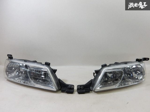 【美品！！】トヨタ 純正 TCR10W エスティマ  後期  ハロゲン ヘッドライト ランプ 左右 KOITO 28-119 TCR11W TCR20W TCR21W  棚 2F-P-7