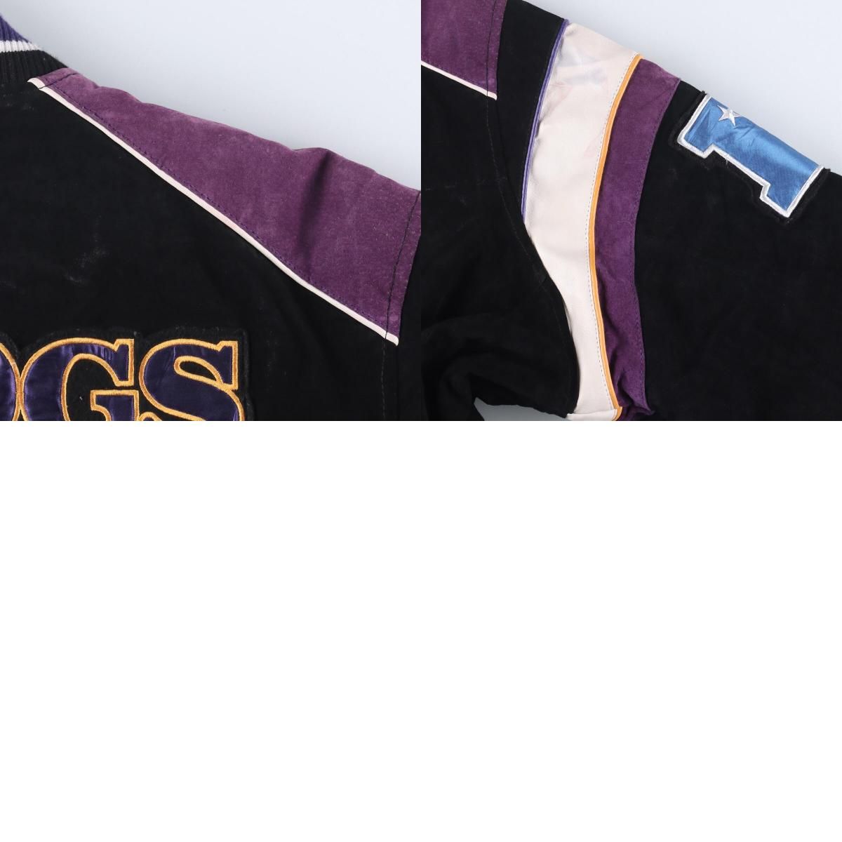 古着 NFL MINNESOTA VIKINGS ミネソタバイキングス オールスエード 