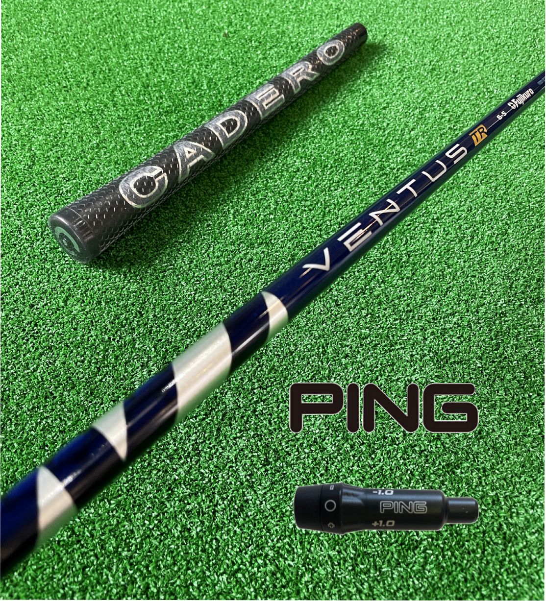 ダンロップスリーブ付きVENTUS TR BLUE ベンタスTRブルー7X 