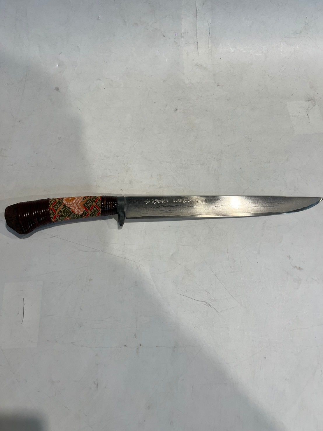 伝統工芸士 佐治武士作 ダマスカス 和式ナイフ