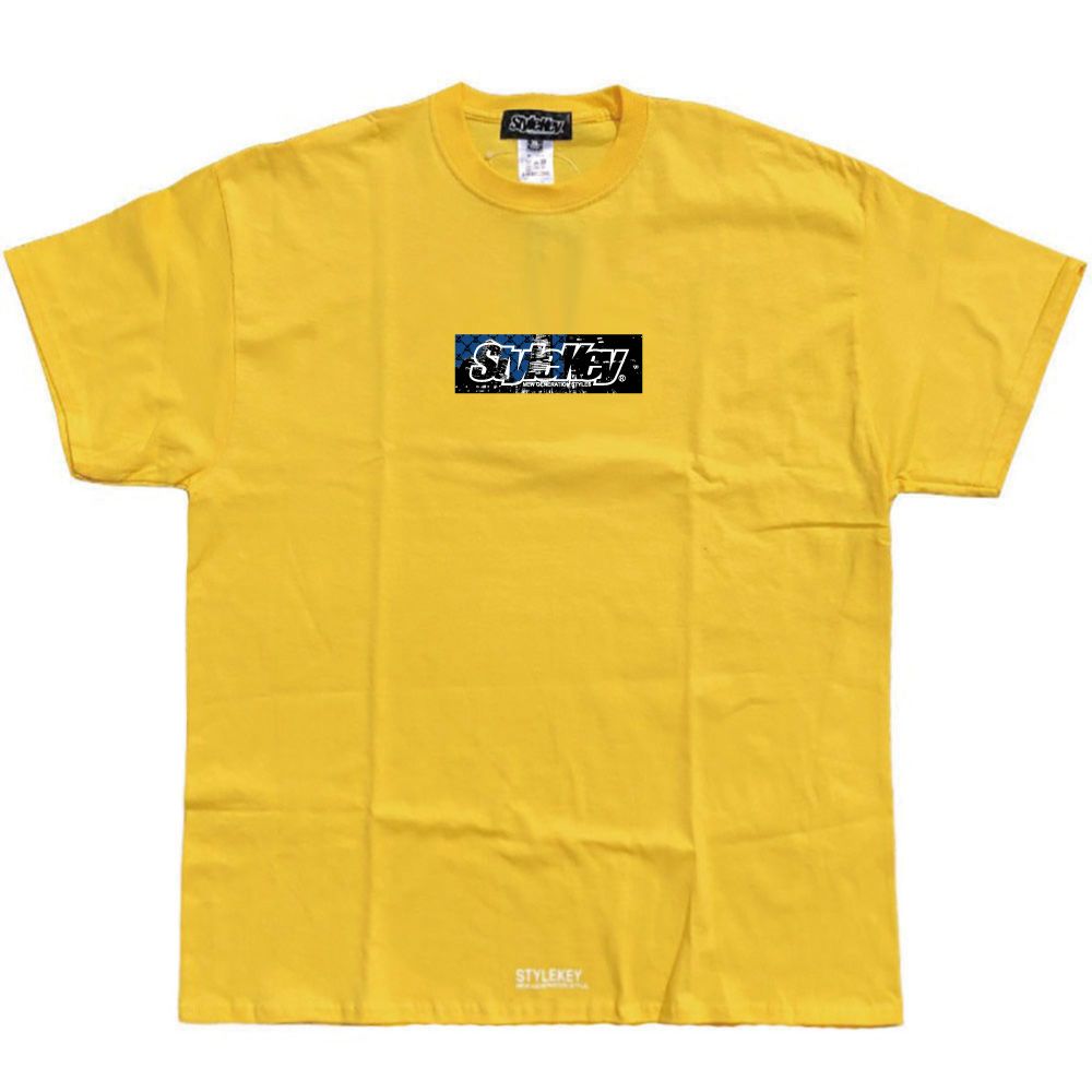 STYLEKEY スタイルキー 半袖Tシャツ CITY BOX S/S TEE(SK23SU-SS07) ストリート ヒップホップ レゲエ ロック B系 バンド ボックスロゴ 大きいサイズ