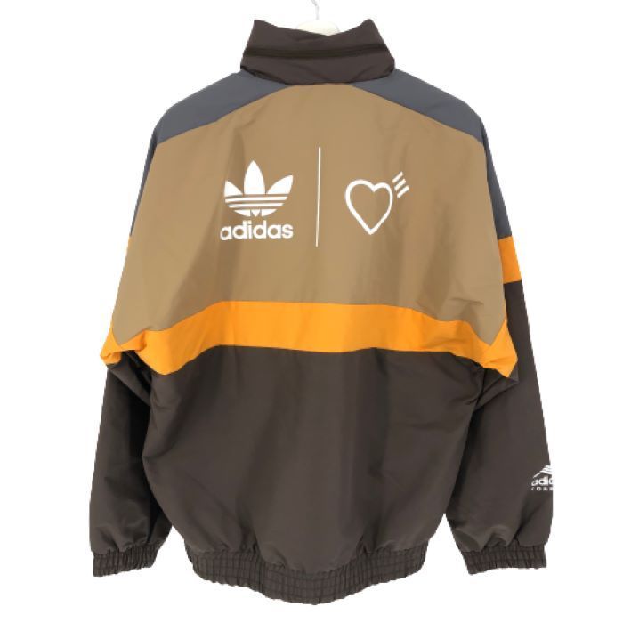 アディダス adidas HUMAN MADE ウィンドブレーカー ナイロンジャケット サイズ O JASPO XL相当 HA9998 ブラウン系  春秋【中古】【新品同様】【美品】 - メルカリ