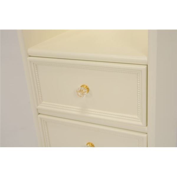 ランドセルラック 収納棚 幅35cm スリム ホワイト 木製 引き出し収納付き 楽天市場】ランドセルラック スリム 引出し付 姫系 ロマンチック 幅