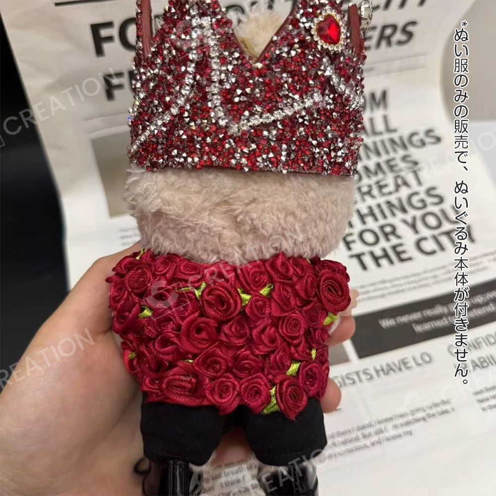 Labubu ぬいぐるみ服 38cm 5点セット BIGBANG G-DRAGON 着用風