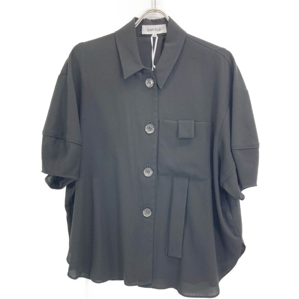 【試着のみ】ENFOLD TWO-WAY BLOUSE CARDIGAN 38 試着のみ】ENFOLD TWO-WAY BLOUSE CARDIGAN 38 - メルカリ