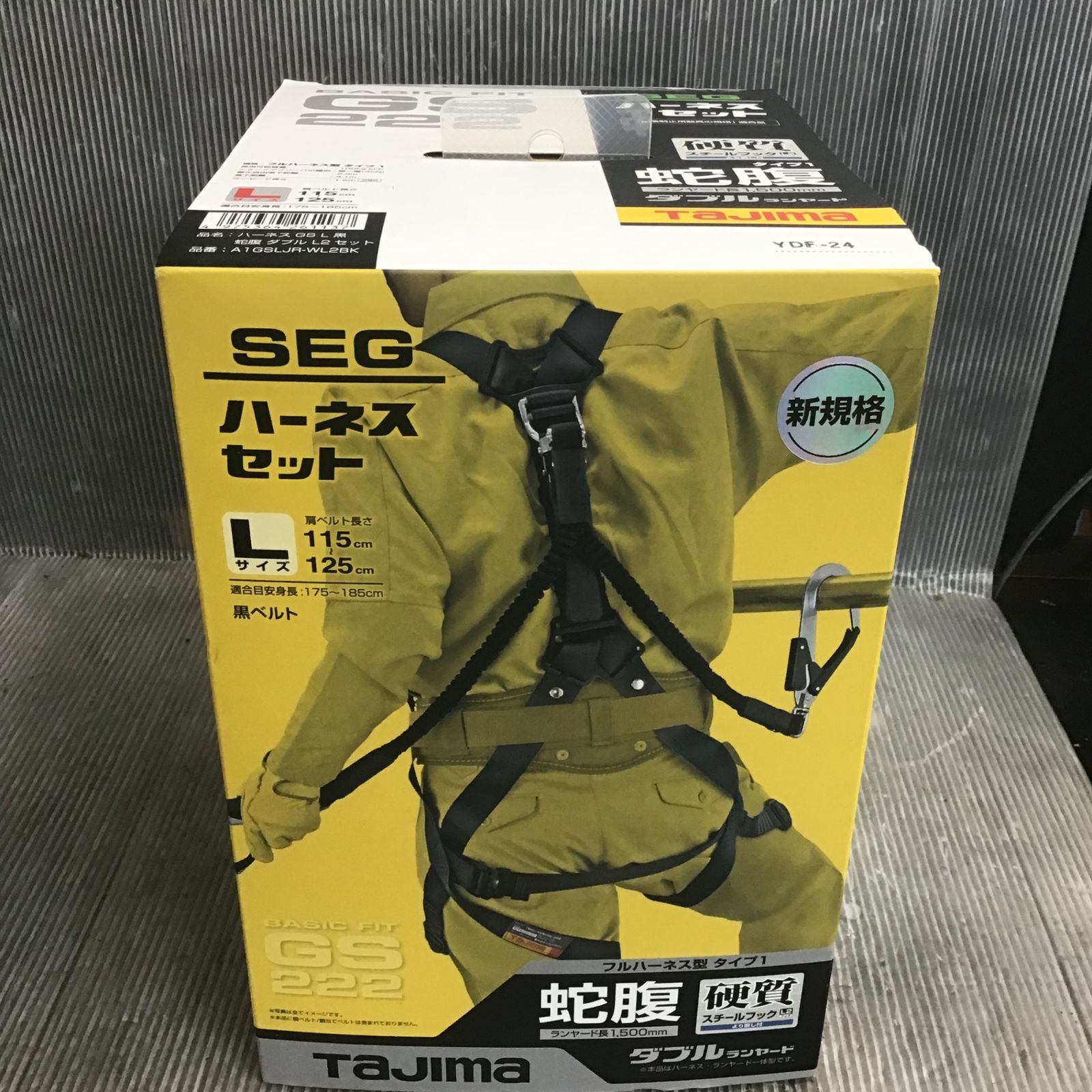 TAJIMA フルハーネス型タイプ1 Lサイズ 黒 TAJIMA GS222 SEG TAJIMA フルハーネス型タイプ1 Lサイズ 黒 TAJIMA GS222 SEG