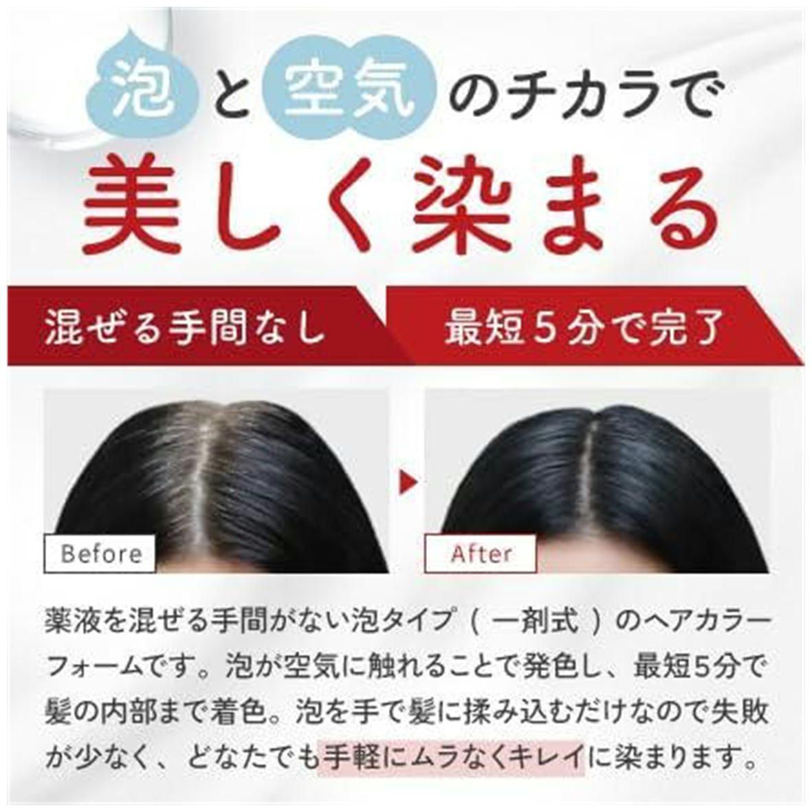 ドクターヘアミカ ヘアカラーフォーム ナチュラルブラック