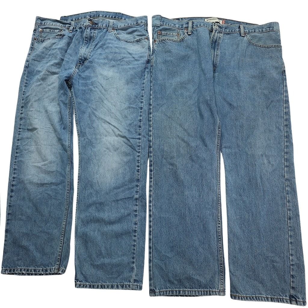 古着卸 リーバイス 505 デニム パンツ 8枚セット メンズ 38 40 フェード インディゴブルー アメカジ 古着 NC1284 KIN-KAAI_COM