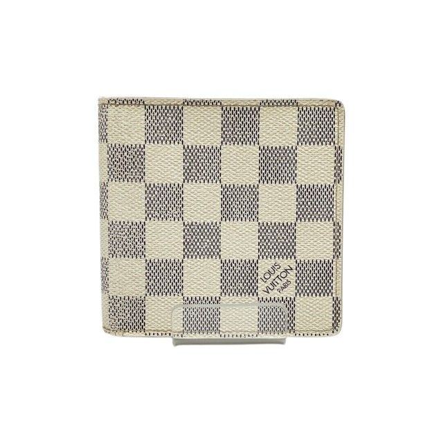 ◆◆LOUIS VUITTON ルイヴィトン 2つ折り財布 ダミエ ポルトフォイユ マルコ N60018 ホワイト