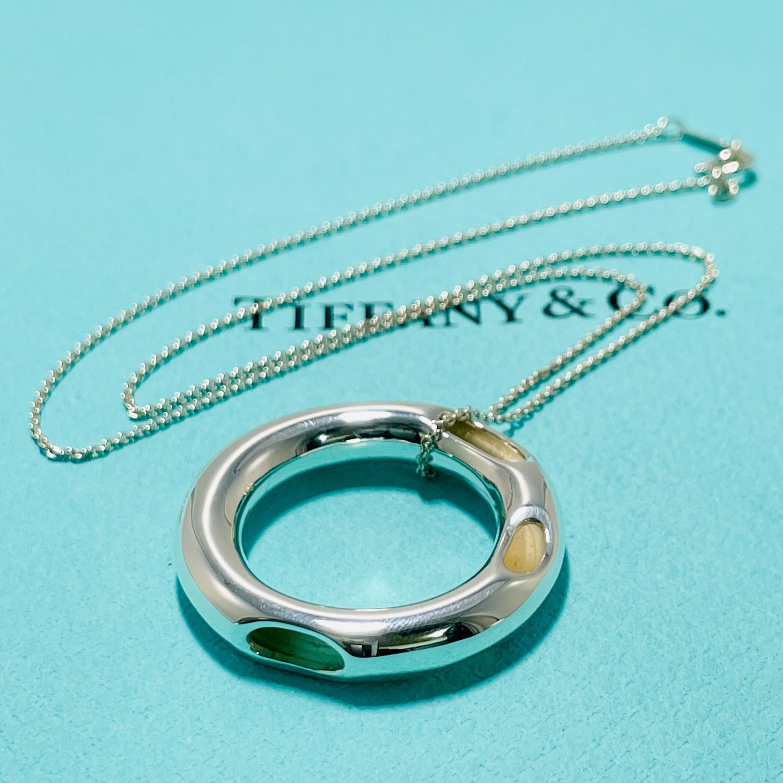 希少 ティファニー フランクゲーリー サークル ネックレス シルバー  