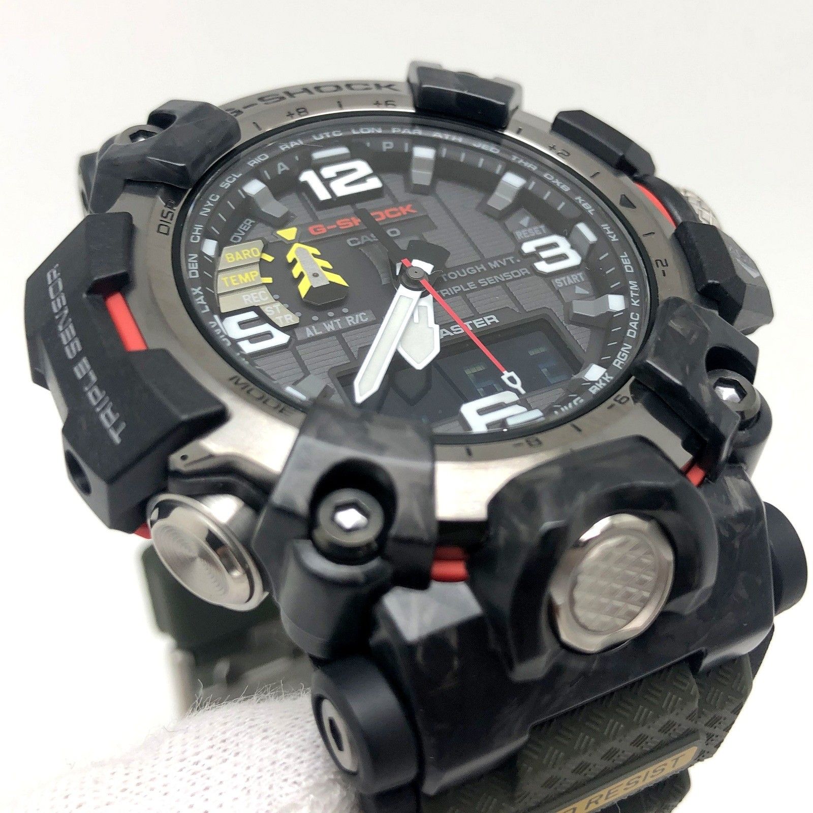 G-SHOCK ジーショック CASIO カシオ 腕時計 GWG-2000-1A3 MUDMASTER マッドマスター 電波ソーラー ブラック グリーン  - メルカリ