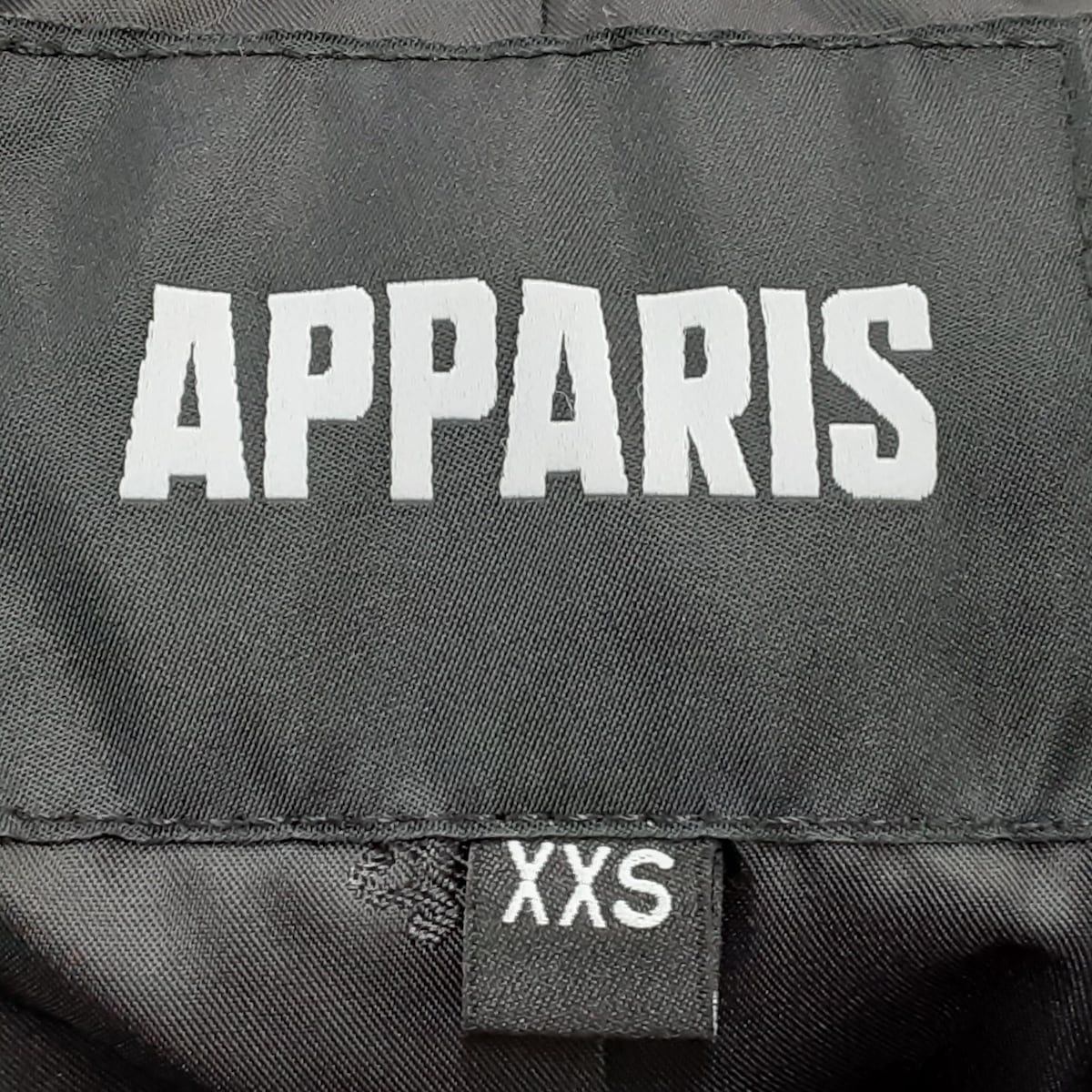 APPARIS(アパリス) コート サイズXXS XS レディース美品 - 黒 長袖/冬 