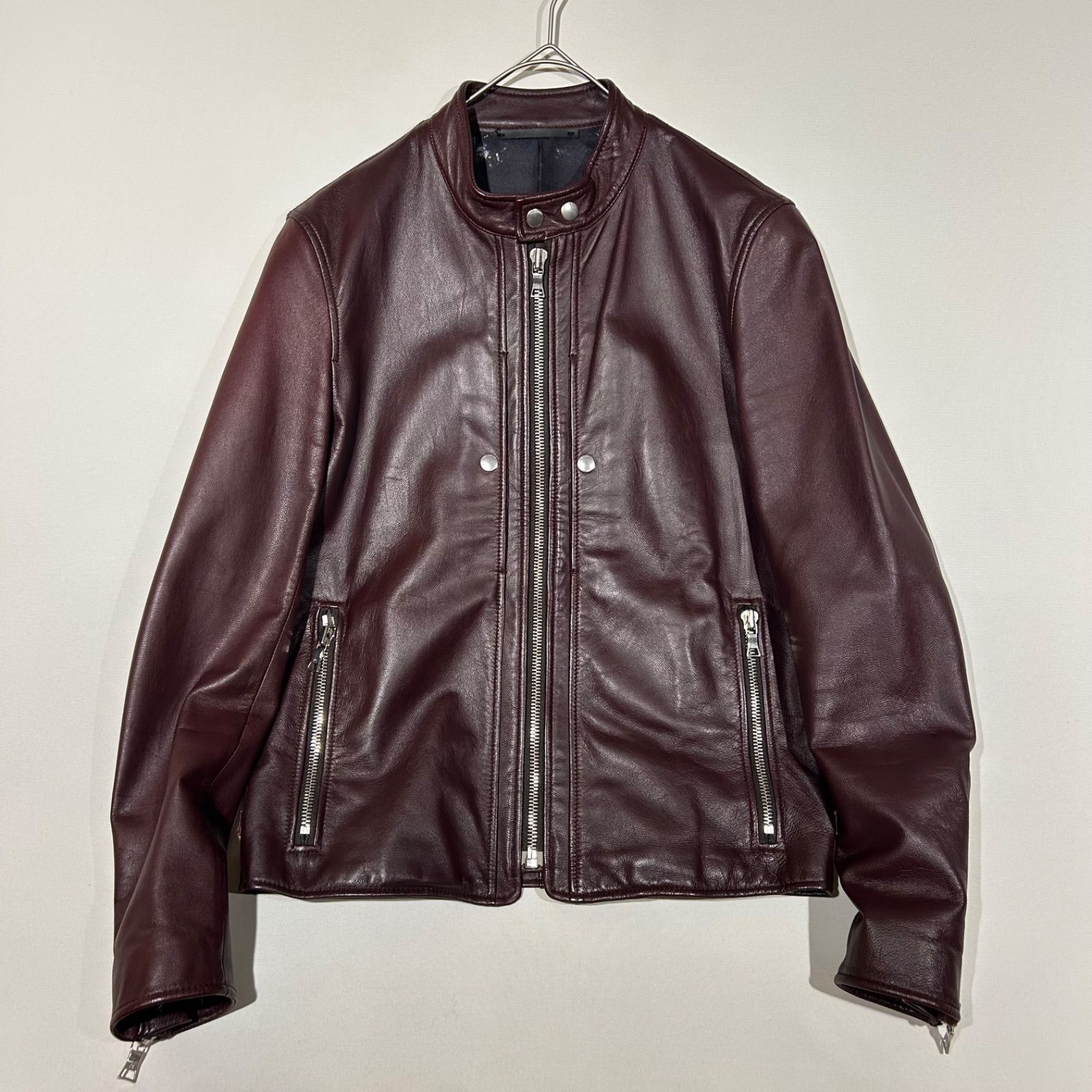 PSポールスミス PS Paul Smith シングルライダースジャケット ゴート