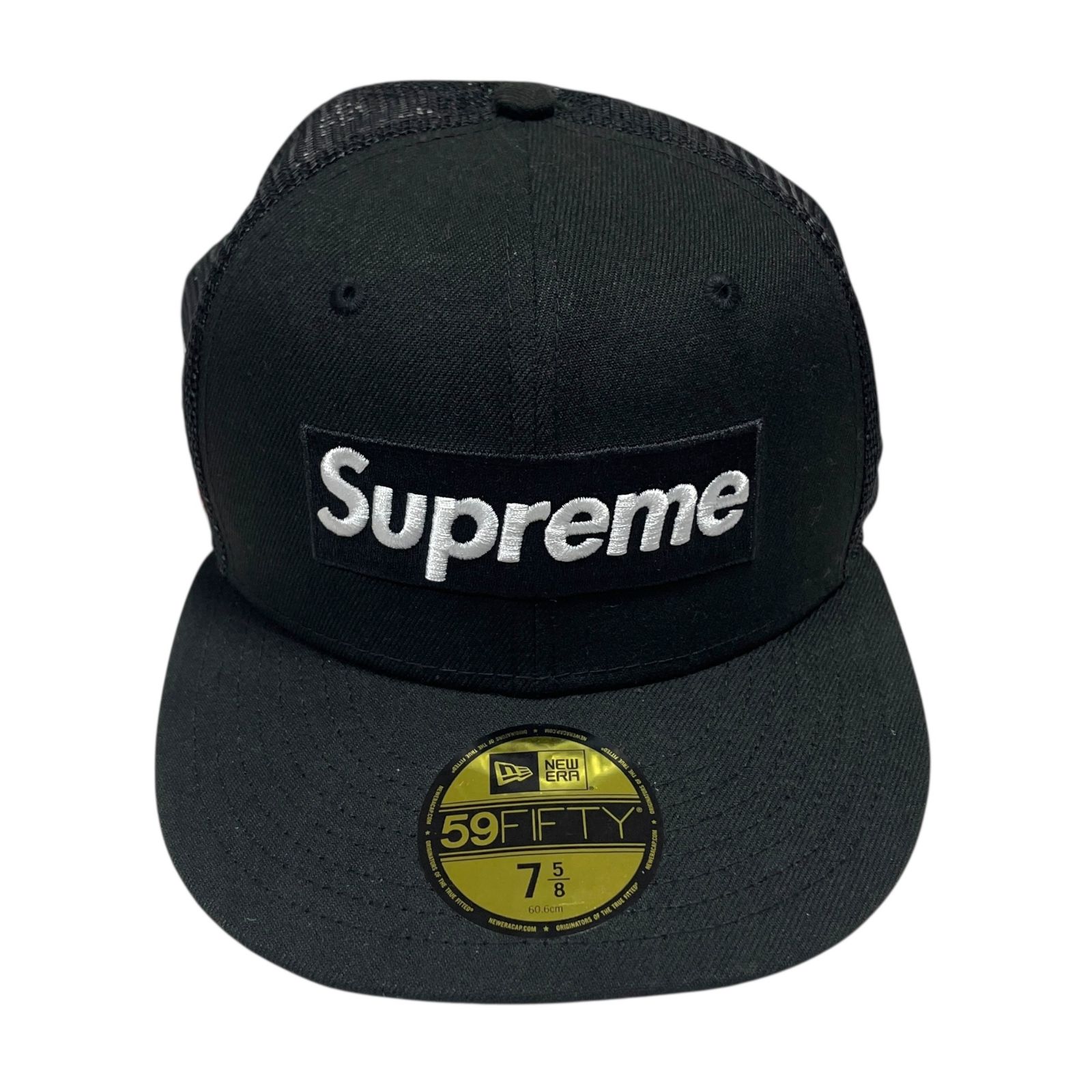 supreme×ニューエラ キャップ 帽子 ◇中古品◇ NEW ERA×Supreme ニューエラ×シュプリーム Box Logo