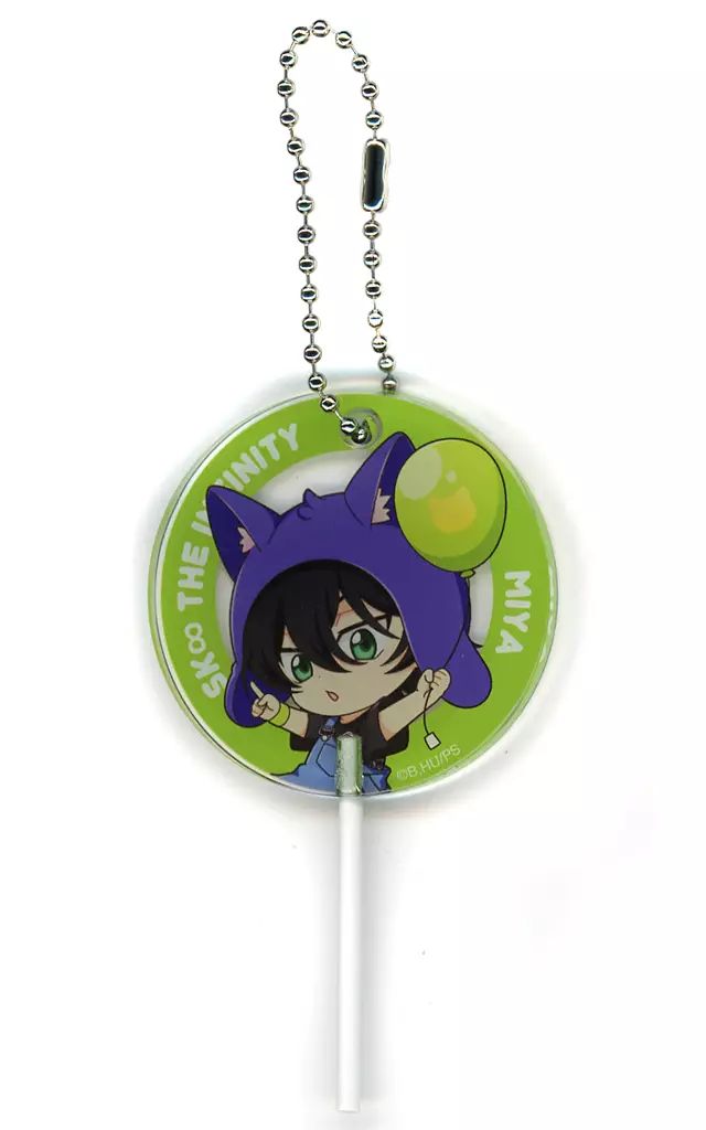 中古】キーホルダー MIYA(知念実也) ペロキャンキーホルダー