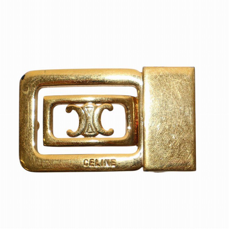 セリーヌ CELINE バックル トリオンフ ベルト 金具 ロゴ ゴールドカラー /KW OH GY18