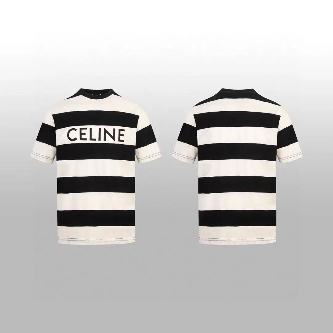 ★関税込★ CELINE ロゴ レイヤード ストライプ Tシャツ ☆関税込☆ CELINE ロゴ レイヤード ストライプ Tシャツ (CELINE