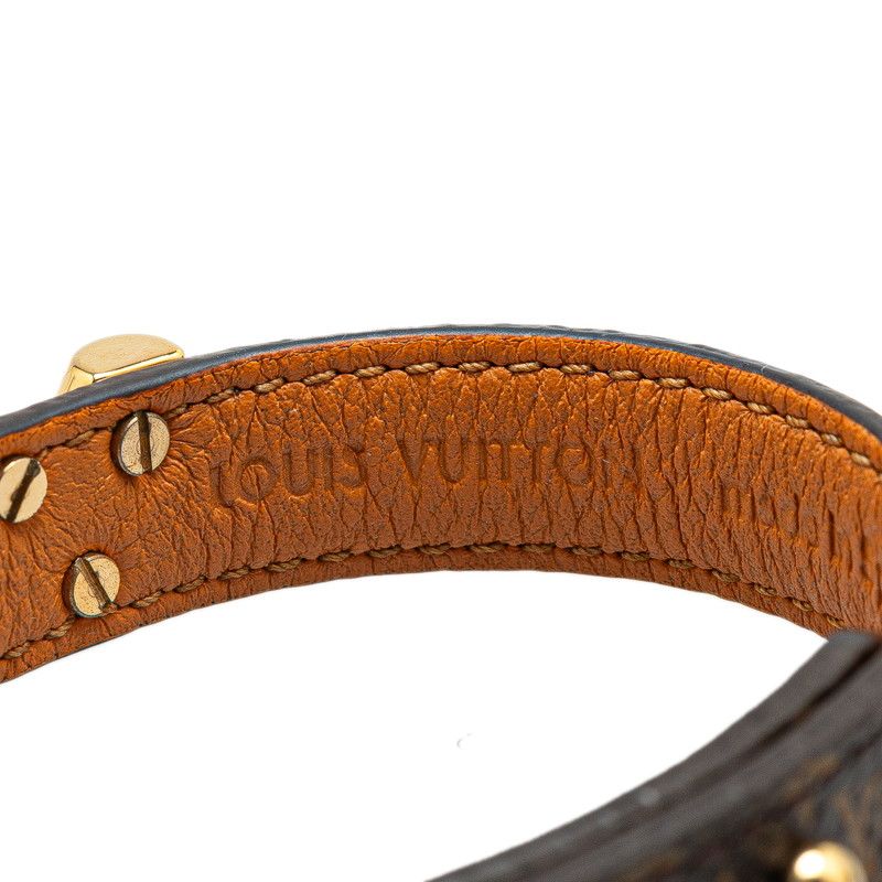 LOUIS VUITTON ブラウンレザーブレスレット LOUIS VUITTON ルイヴィトン アクセサリー レディース