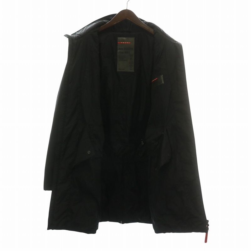 【美品】PRADA 中綿 ロング コート ライナー付き SGV7A 50 美品】PRADA 中綿 ロング コート ライナー付き SGV7A 50