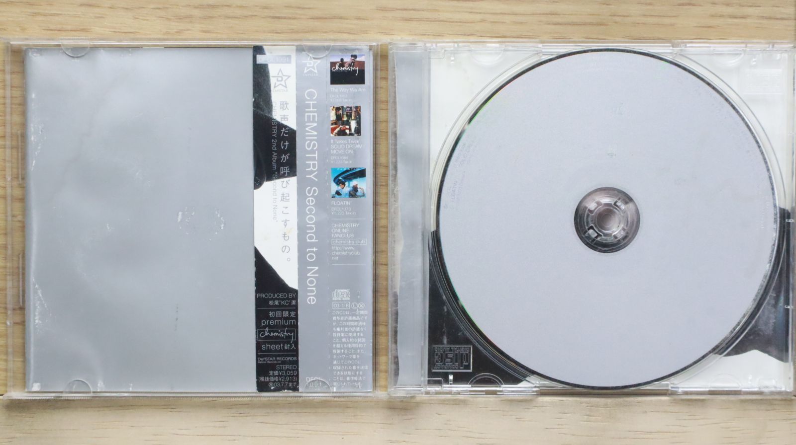 国内盤CD☆ケミストリー/CHEMISTRY□ Second to None 【DFCL1091