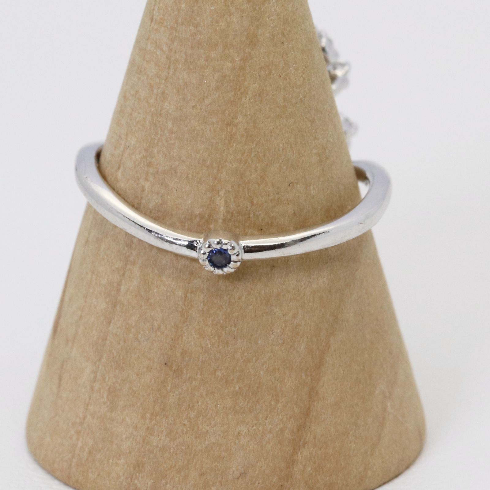 セイレーンアズーロ K18WG セレーネ リング ダイヤ 三日月/24