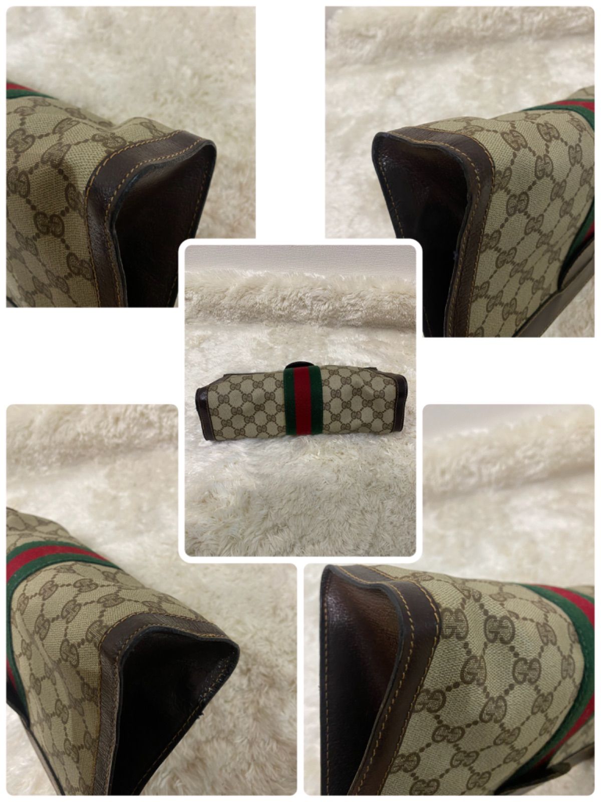☆GUCCI オールドグッチ シェリーライン GGキャンバス セカンド