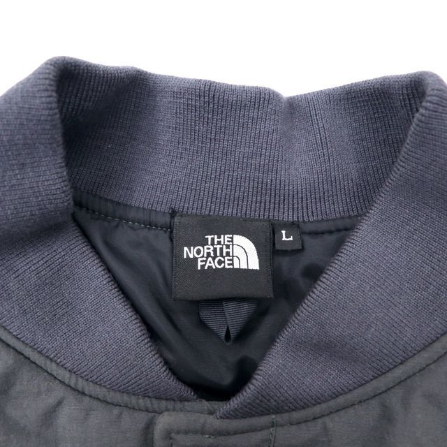 THE NORTH FACE パデット キルティングジャケット L グレー ナイロン 