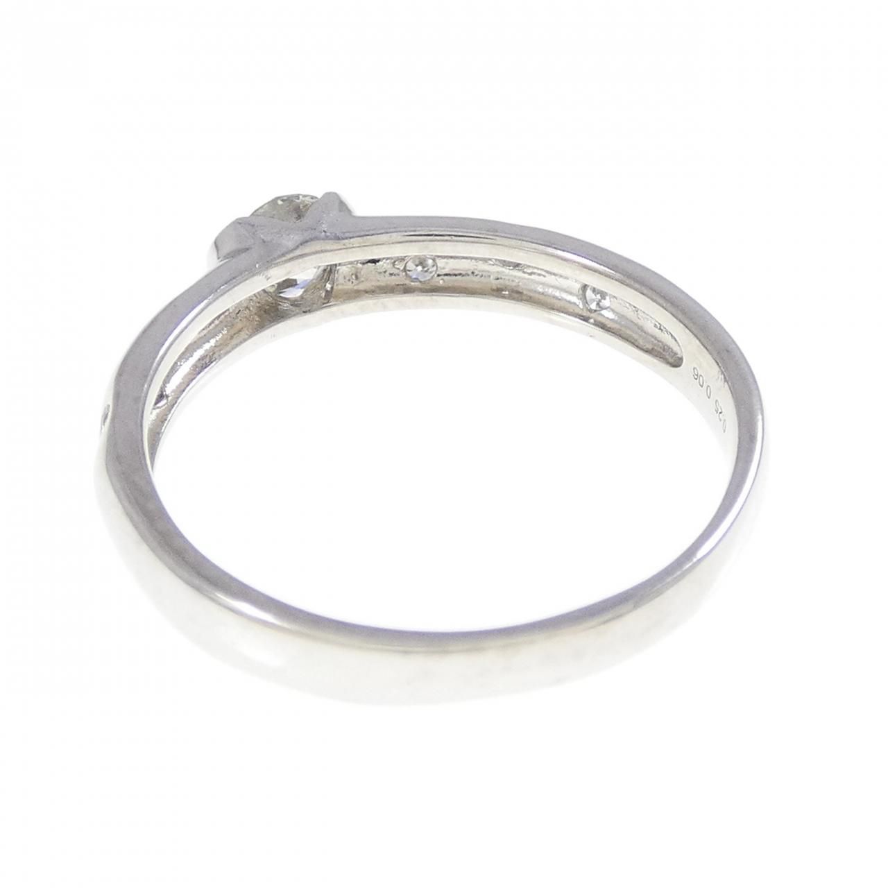 と*ん様 Pt900 ダイヤモンド リング 中古】PT900 ダイヤモンドリング 0.537ct Iカラー VS2クラス