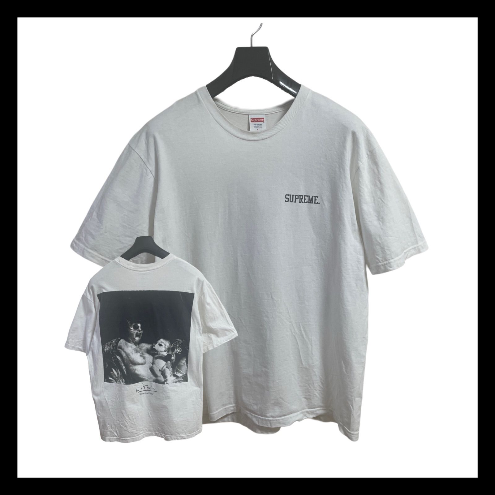 美品】Supreme Joel Peter Witkin/Mother and Child Tシャツ size:L 