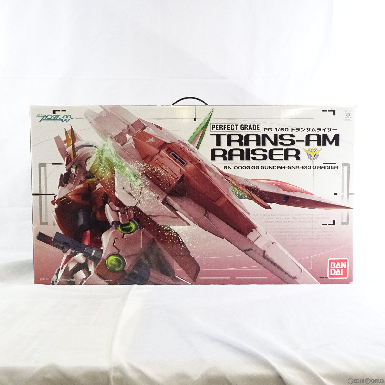 PG 1/60 ダブルオーガンダム トランザムクリア プレミアム