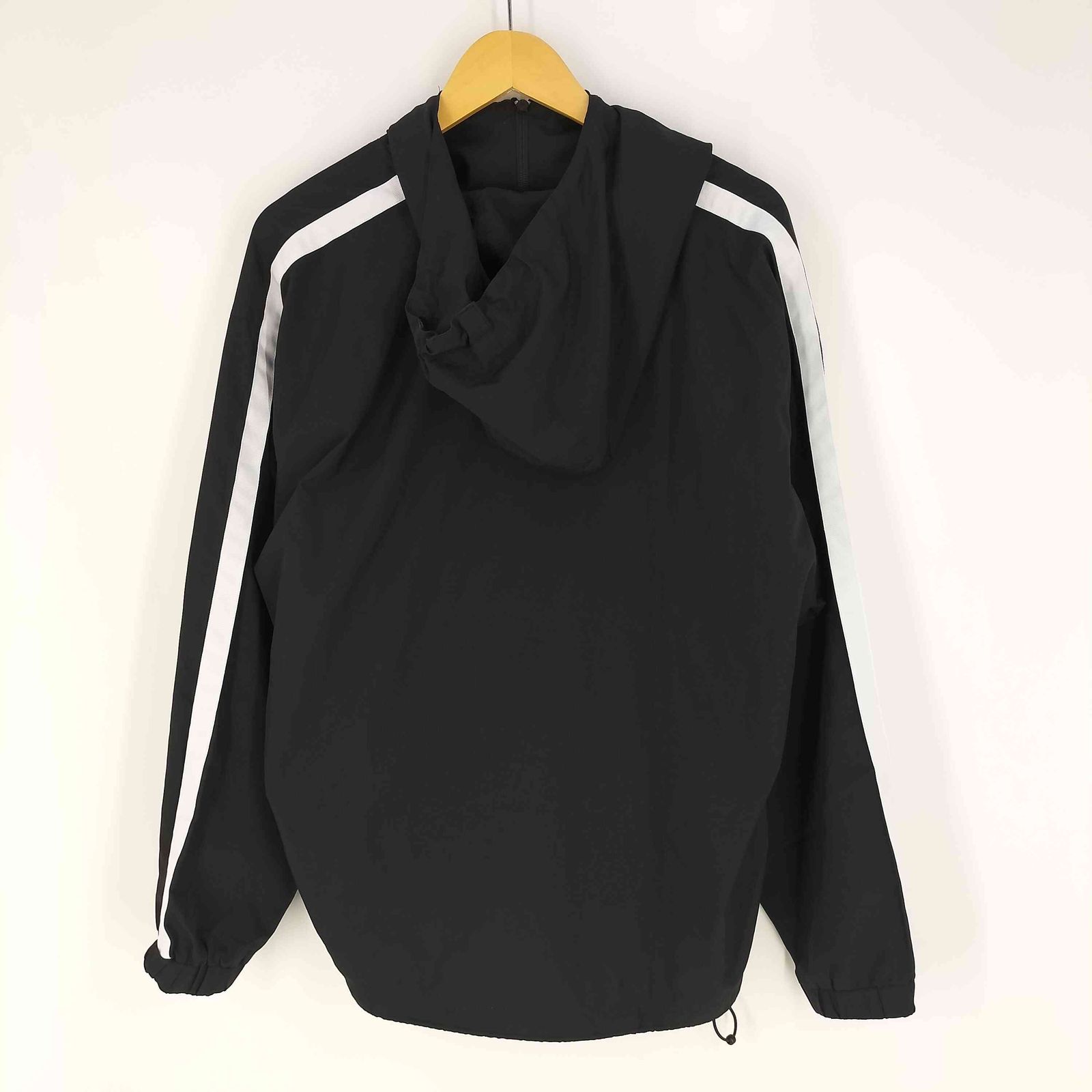 90s〜00s Champion チャンピオン ハーフジップ ナイロンジャケット 90s Champion Half-Zip Nylon Pullover Jacket 紺蛍光黄 XL