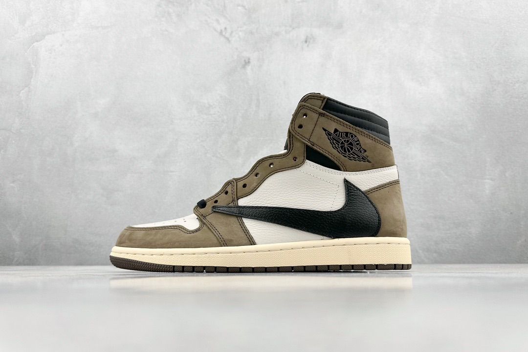 NIKE ナイキ ×TRAVIS SCOTT AIR JORDAN 1 RETRO HIGH OG TS SP トラヴィススコット エアジョーダン1  レトロ ハイカットスニーカー  ブラウン