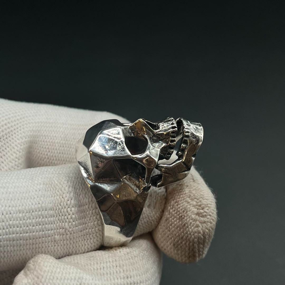 ギミック可動×重厚デザイン】スカルリング 21号 23号 26号 シルバー925